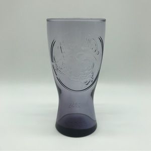 Vintage 50's McDonald's Speedee Promotional Soda Glass 1955 Purple Tint Cup Tall